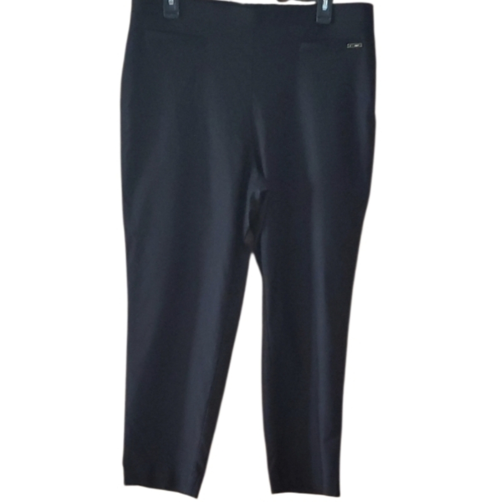 Jones New York Womens Size 1X Black Office Dress Up Pull On Slacks‎